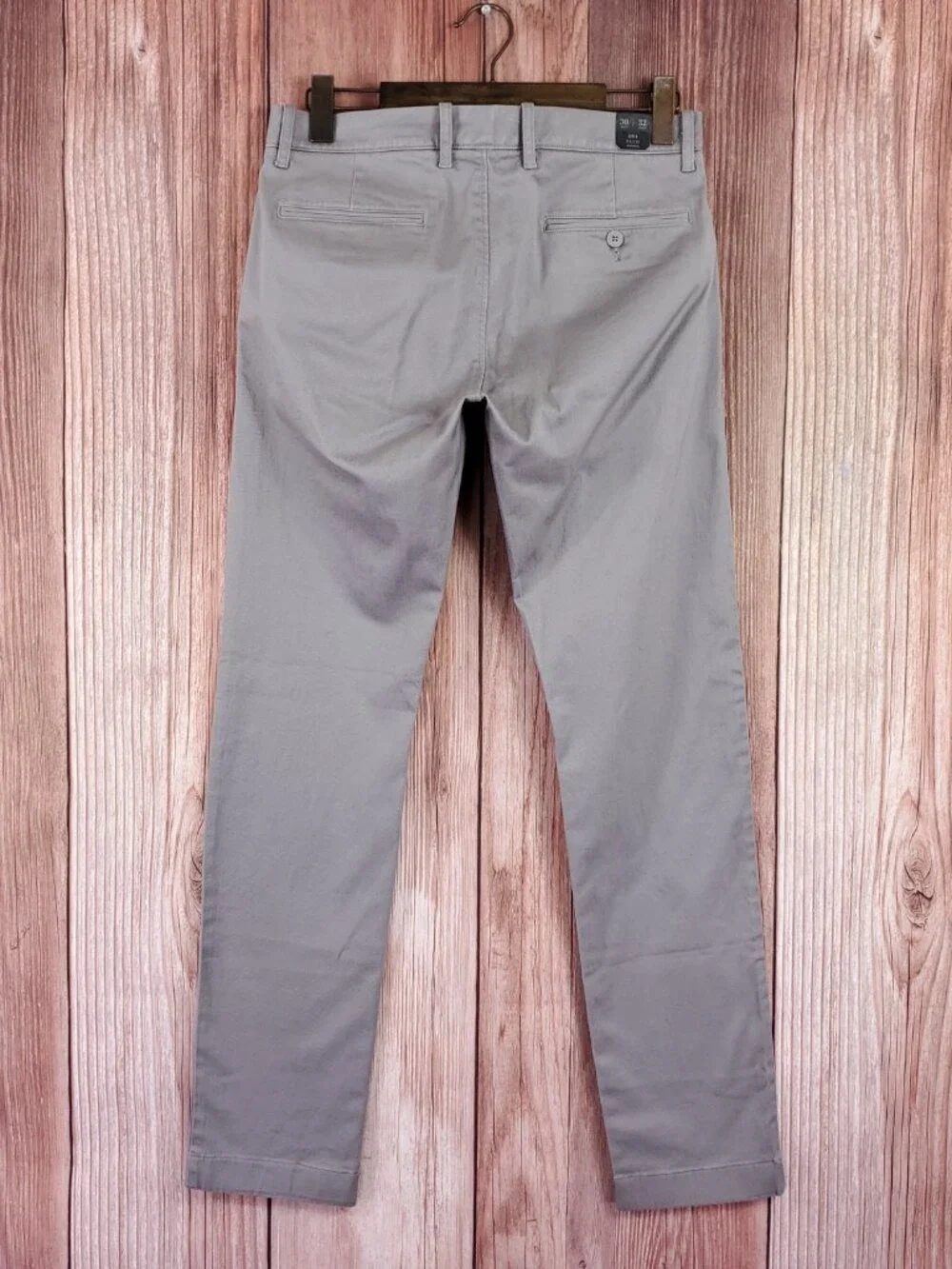*READ* NWT J Crew Mens 30x31.5(32) 484 Slim fit Stretch Chino Pants Gray E1589